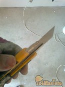 ДВА НОЖА. Этот нож куплен хз в каком ларьке за 50 рублей. Время пользования - то ли год, т...