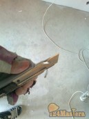 ДВА НОЖА. Этот нож куплен в Леруа Мерлен за 135 рублей(металлическая рукоятка). Время поль...