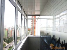 Обращаю ваше внимание, что отделка балконов производится после остекления.  Стены, потолки...