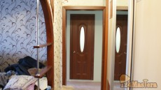 Туалетная дверь Эстет через арку Квадра - отличный вид