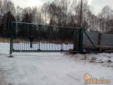 Откатные ворота на ВФ "BAU" п."Шале-клаб" г.Красноярск