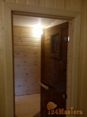 Внутренняя отделка бани. Ярлыковка, апрель 2016