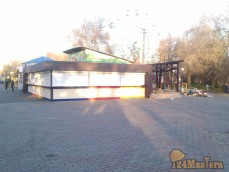 Павильоны в парке имени Горького