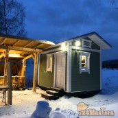Дачный финский домик, теплый и уютный