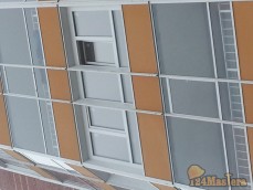 Система встроенного балкона без нарушения фасада здания с ...